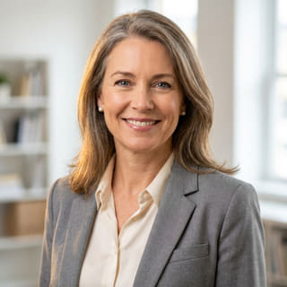 Sarah Coleman, présentée en tant que directrice financière chez Gagélonce, en photo de profil